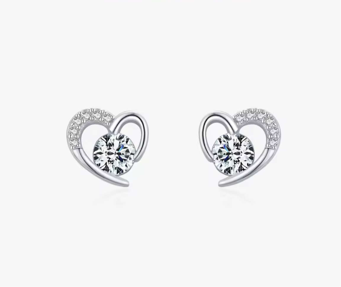 Heart earrings