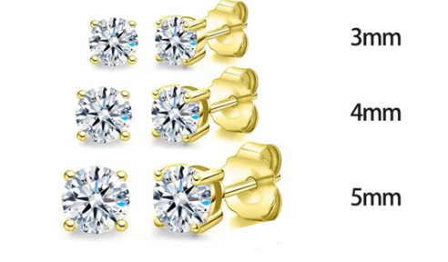 Sterling silver studs