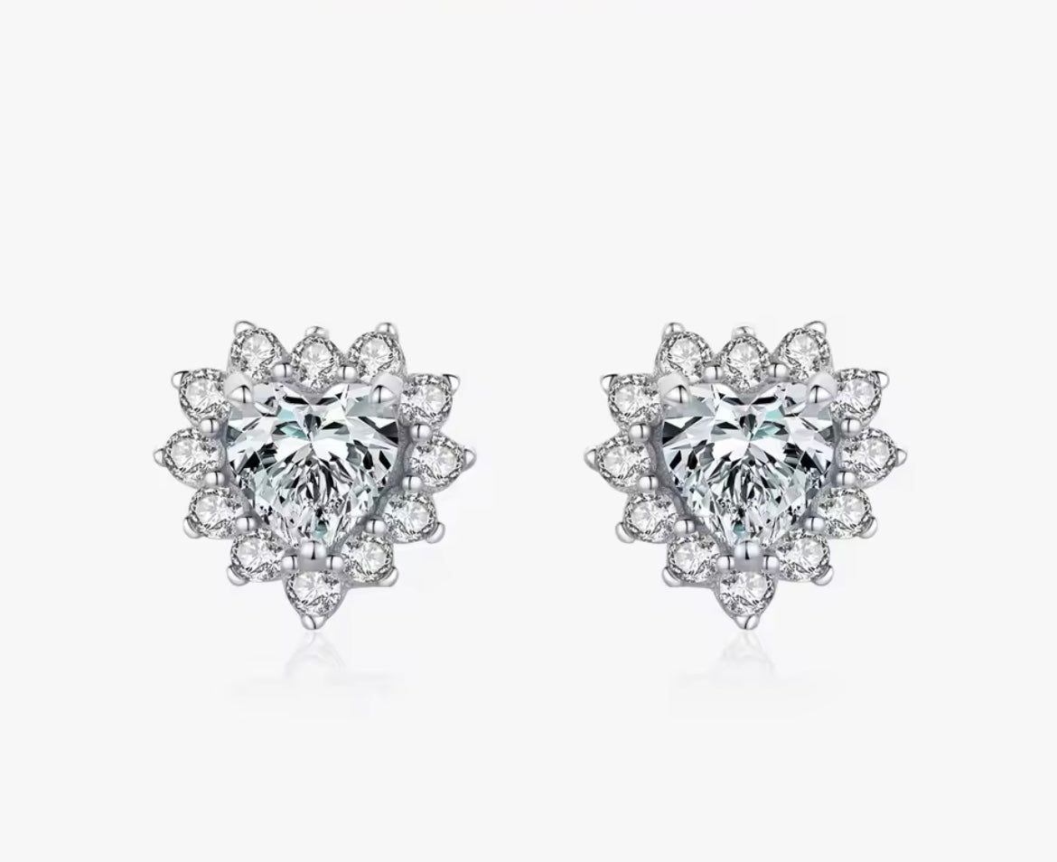 Heart earrings
