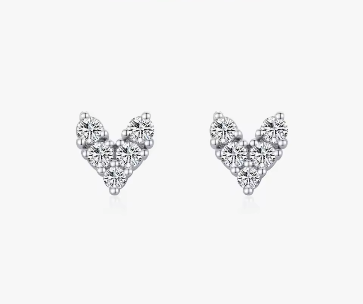 Heart earrings