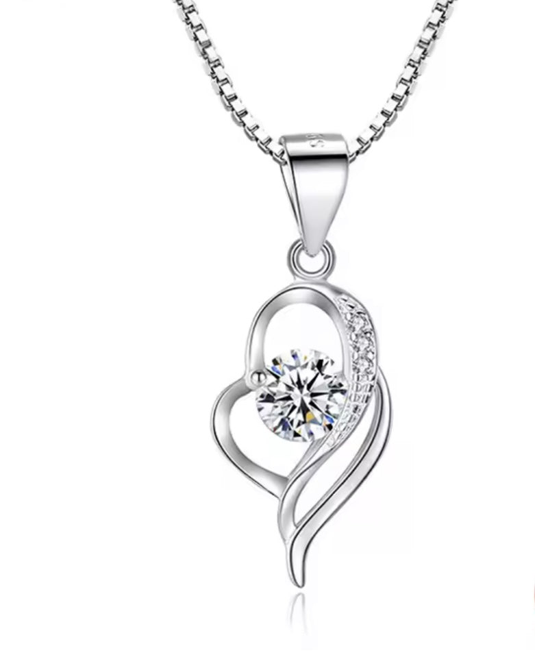 Heart & Stone Necklace