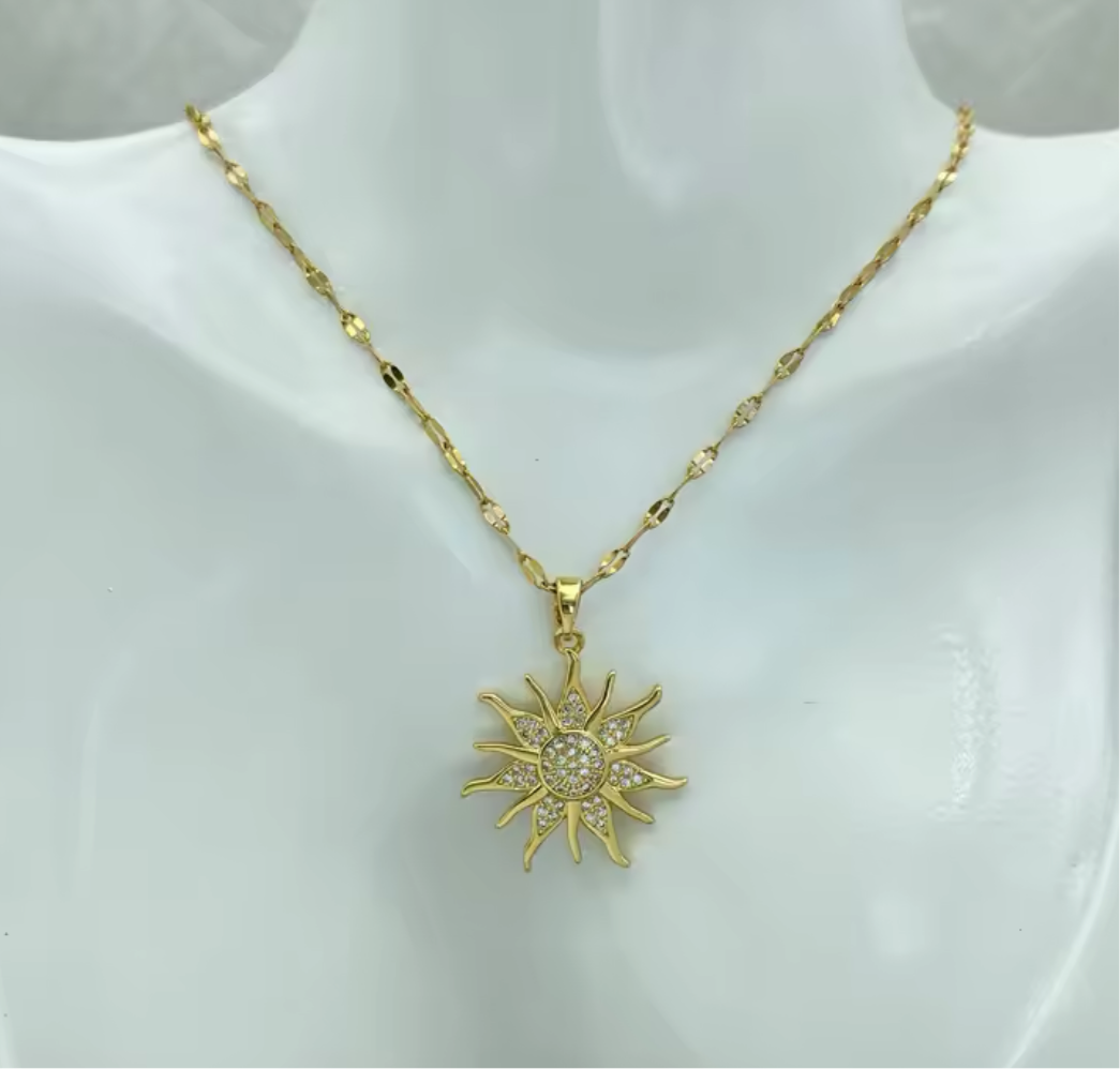 Sun necklace