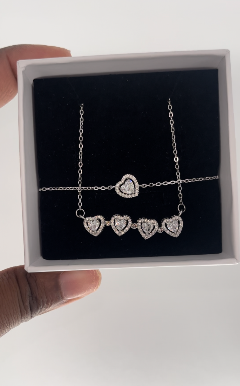 S925 Sterling silver set