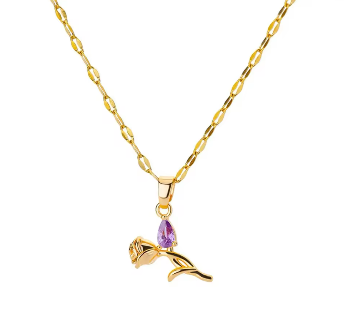 Rose necklace