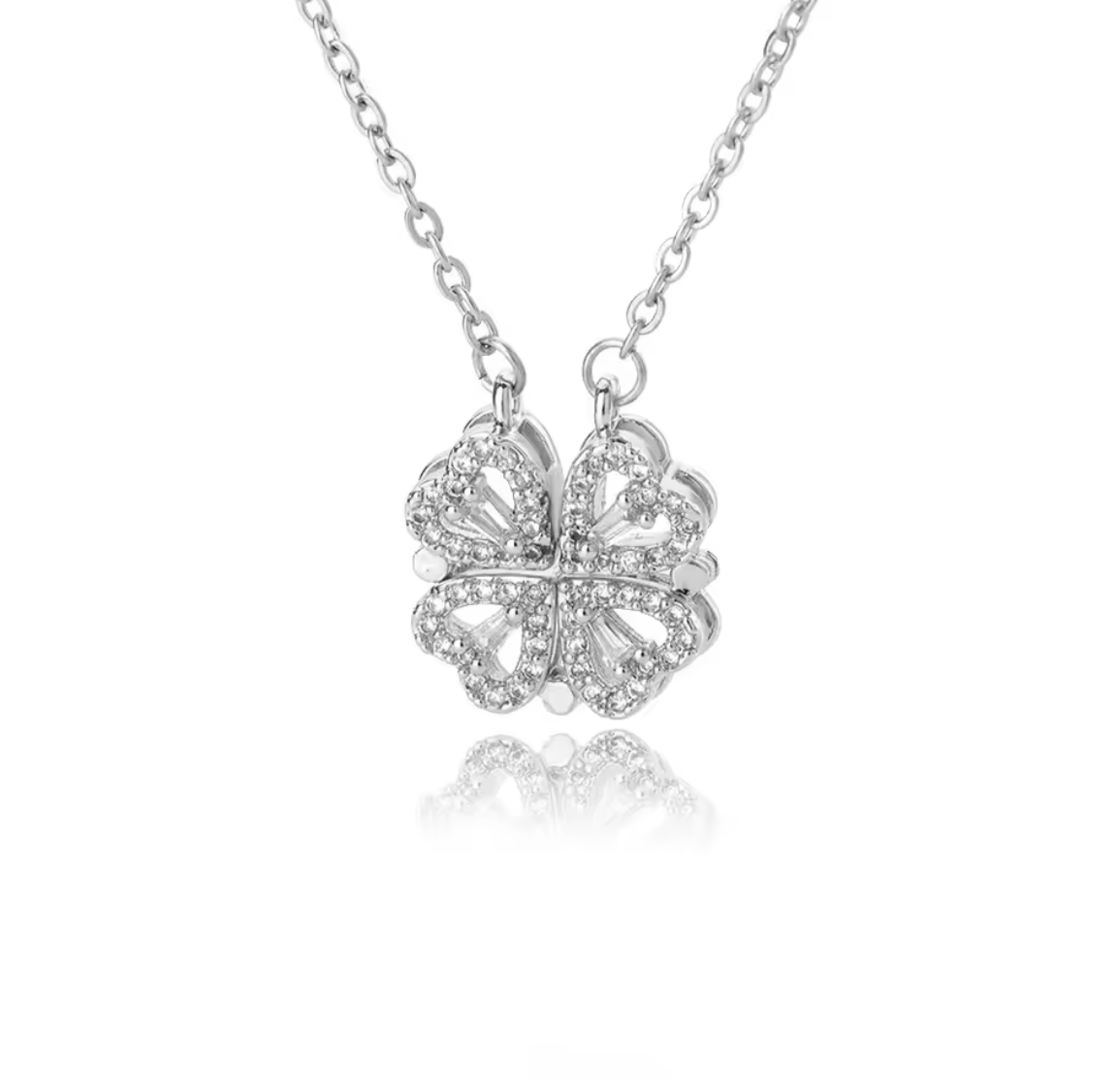 Heart & Clover Necklace