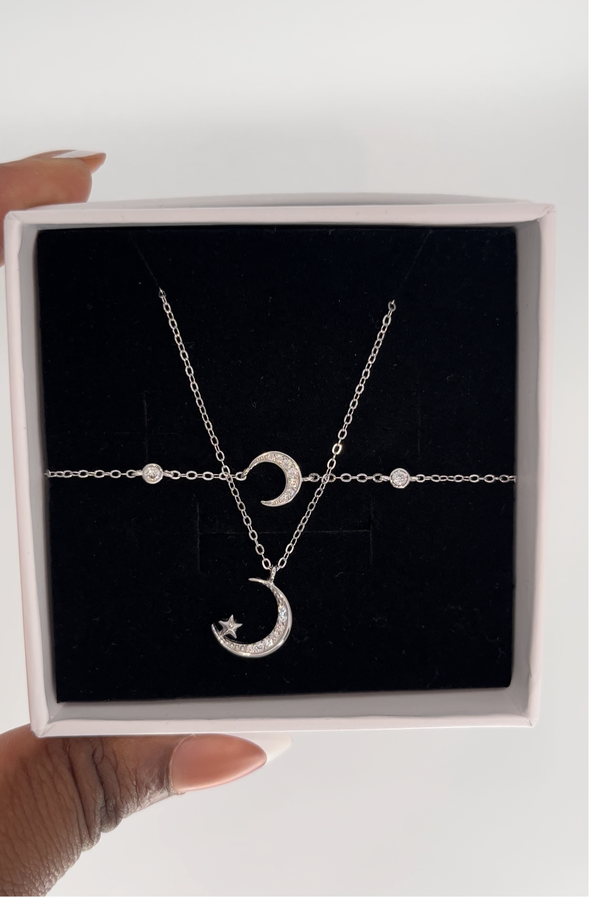 S925 Sterling silver set