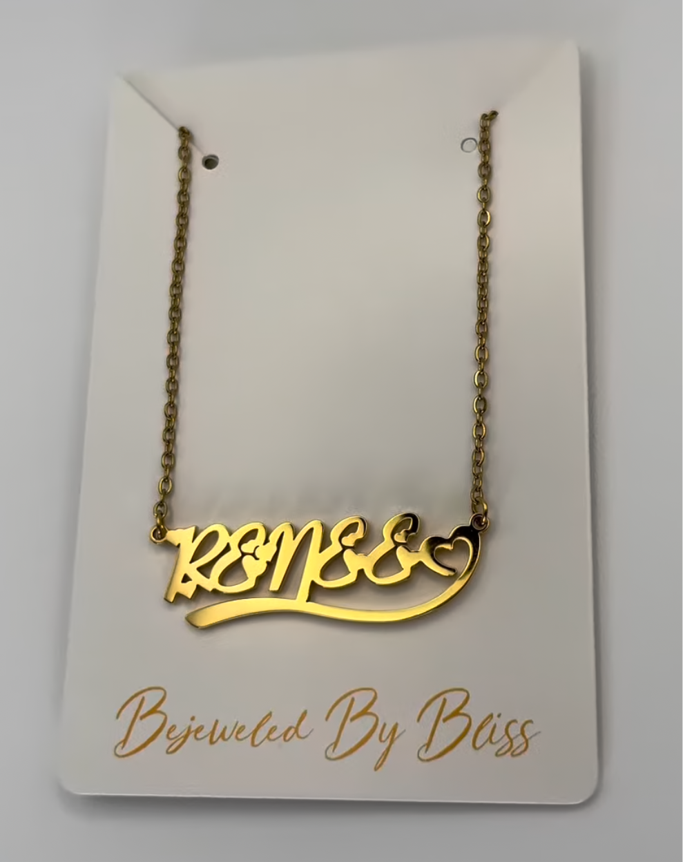 Custom name necklace