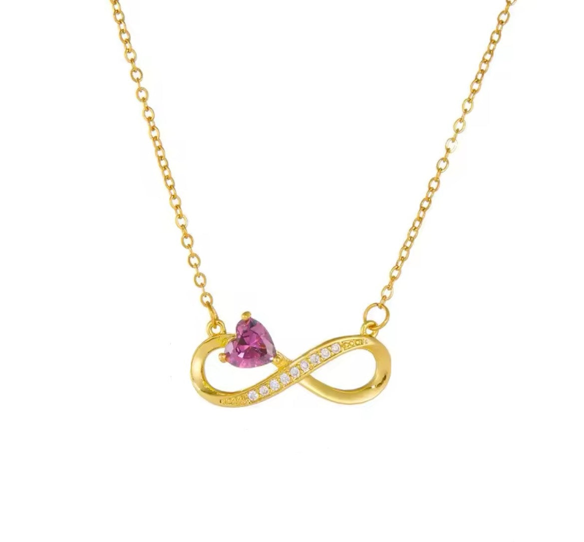 Heart & Infinity Necklace
