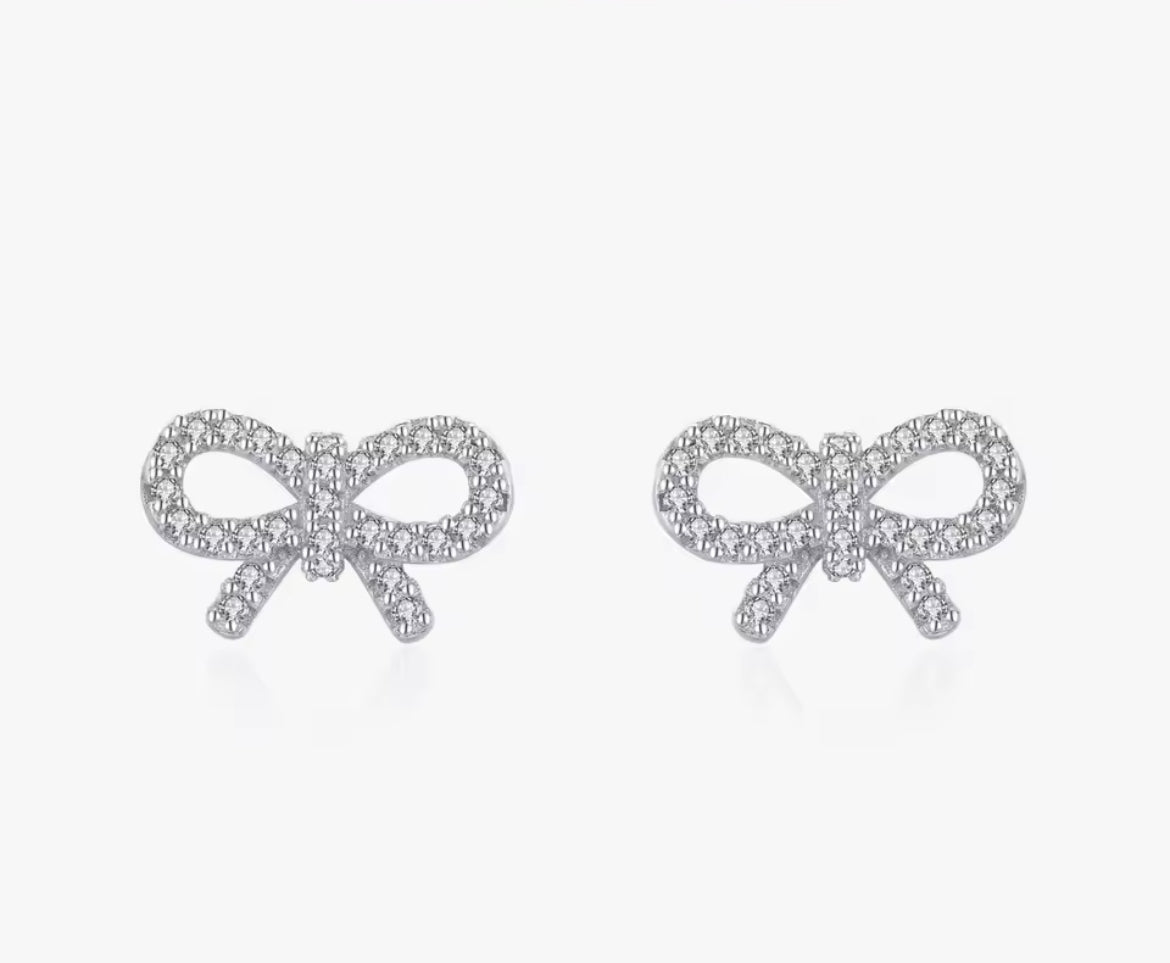 Bow earrings