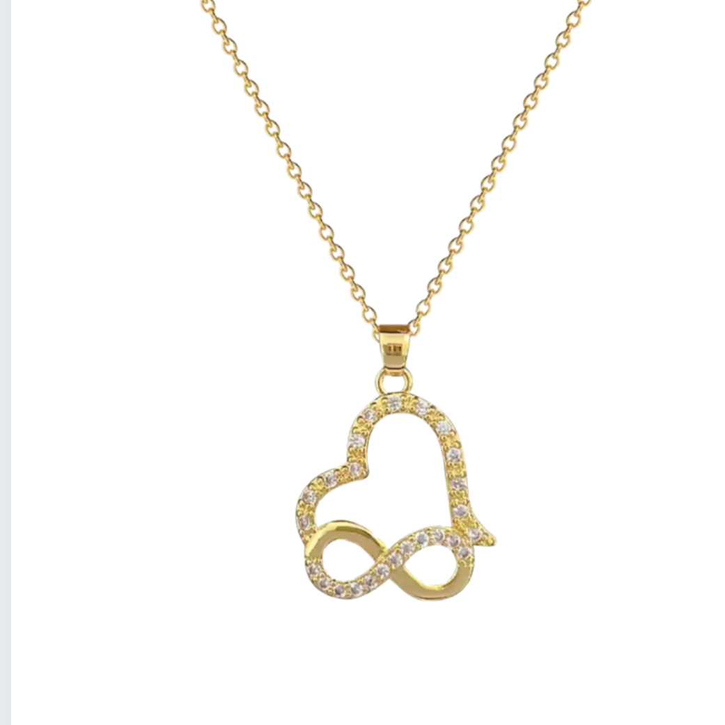 Heart & Infinity Necklace