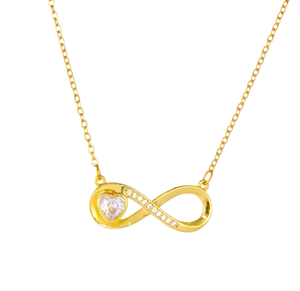 Heart & Infinity Necklace