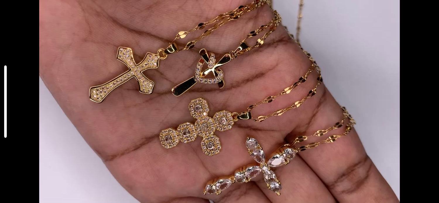 Cross necklaces