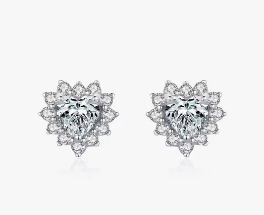 Heart earrings