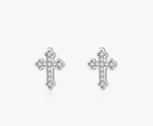 Cross earrings
