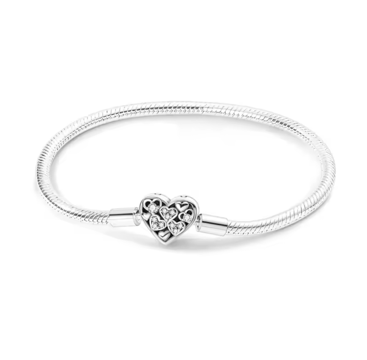 S925 Sterling Silver Charm Bracelet