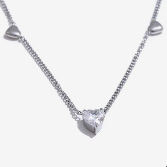 Triple Heart Necklace