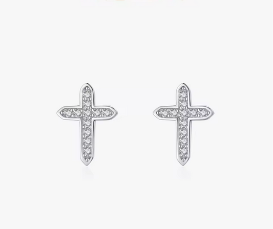 Cross earrings