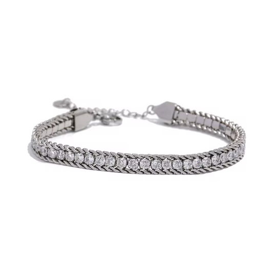 Tennis x Cuban bracelet