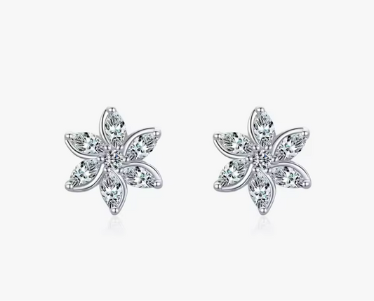 Flower x Star stud