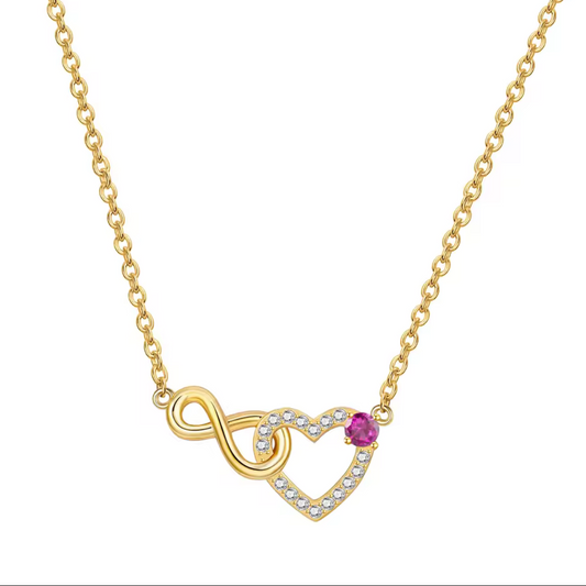 Heart & Infinity Necklace