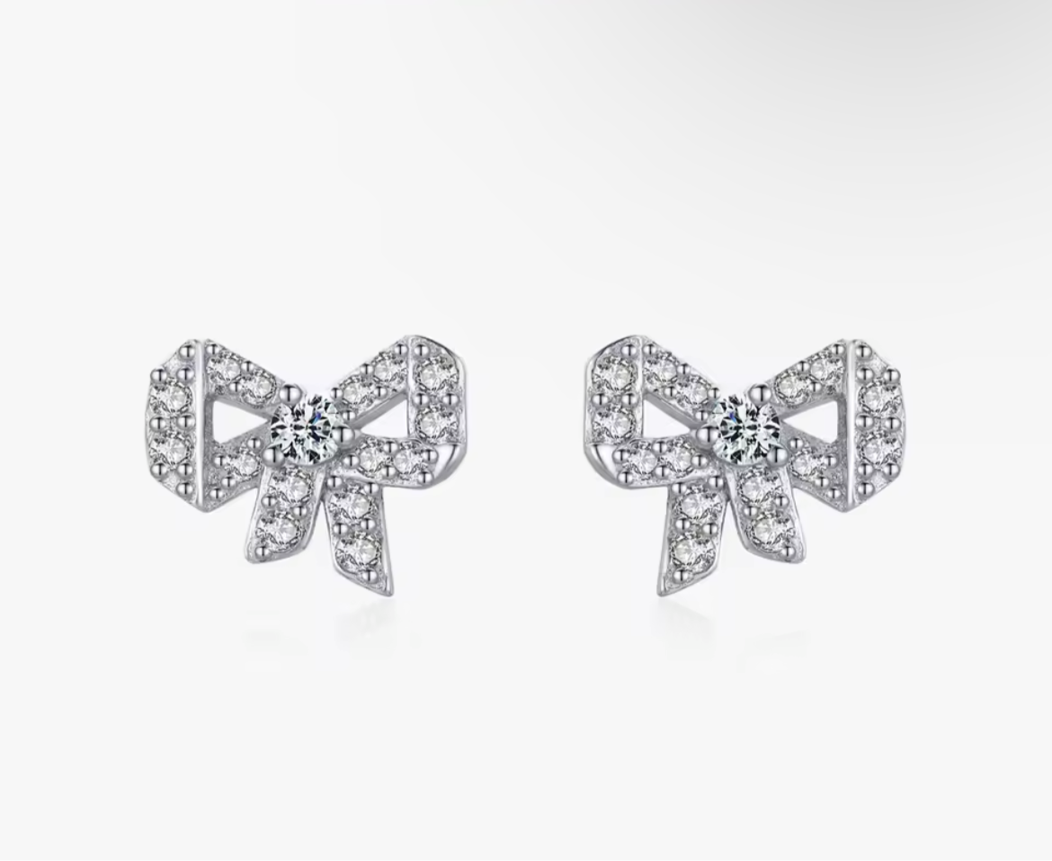 Bow earrings