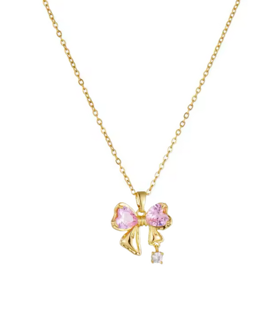 Bow necklace