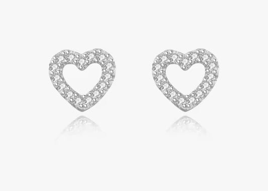 Heart studs