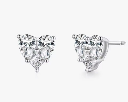 Heart stud