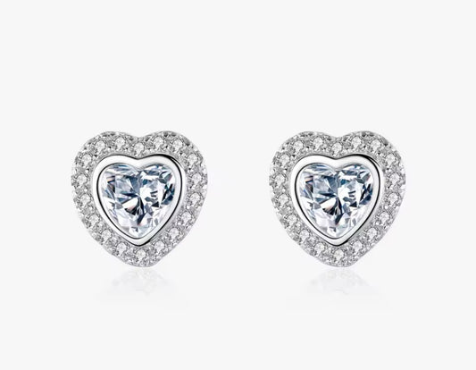 Heart Studs