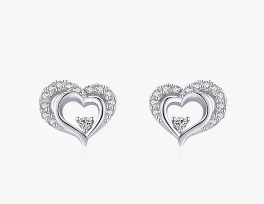 Triple Heart Stud