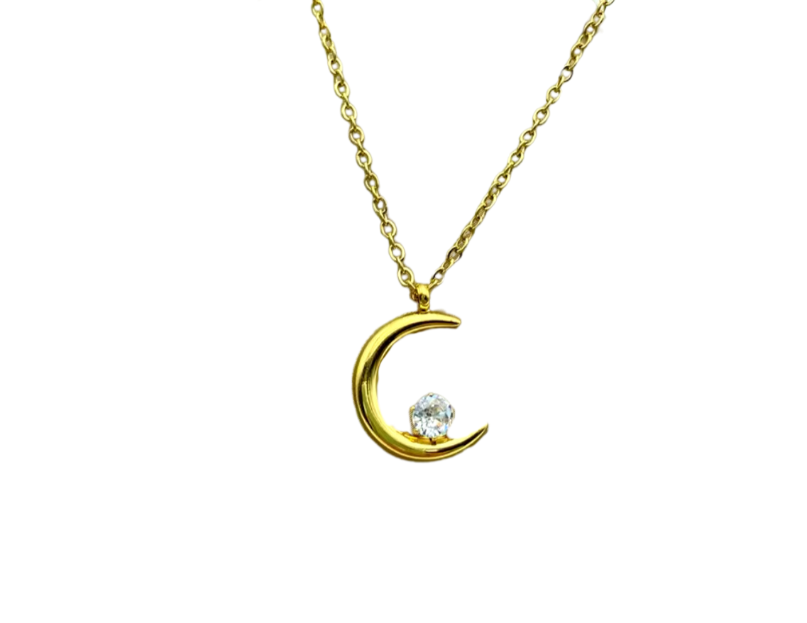 Moon & Star Necklace