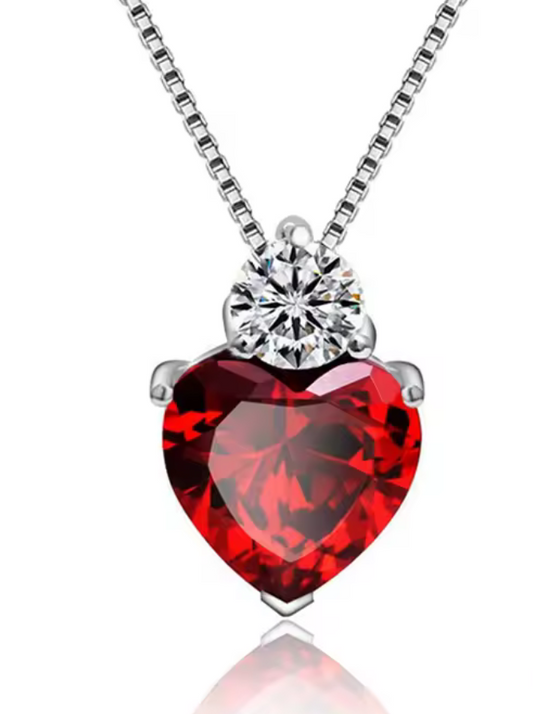 Red Heart Necklace