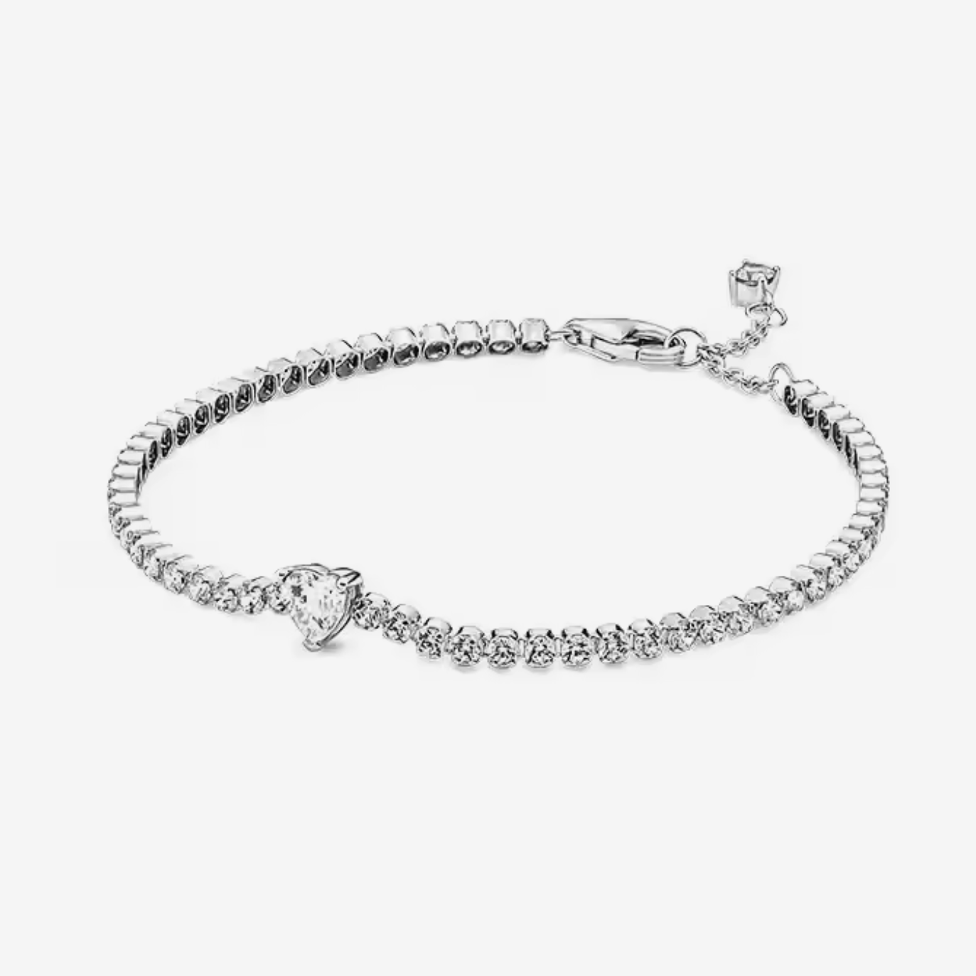 Heart Tennis Bracelet
